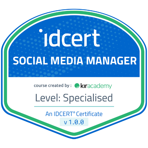 certificazione: IDCERT Social Media Manager di IDCERT | International Digital Certification