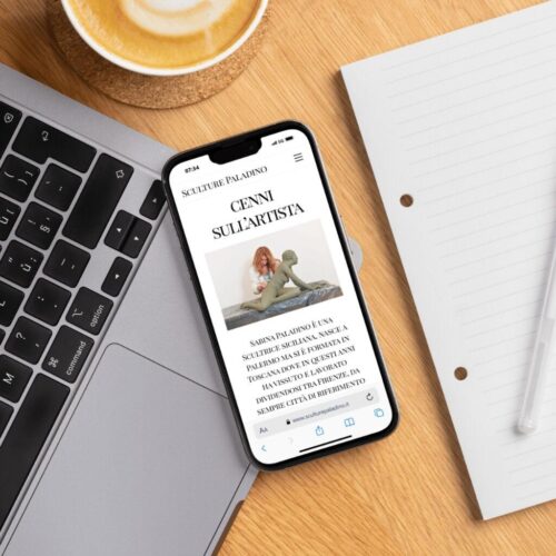 realizzazione sito web sculture paladino