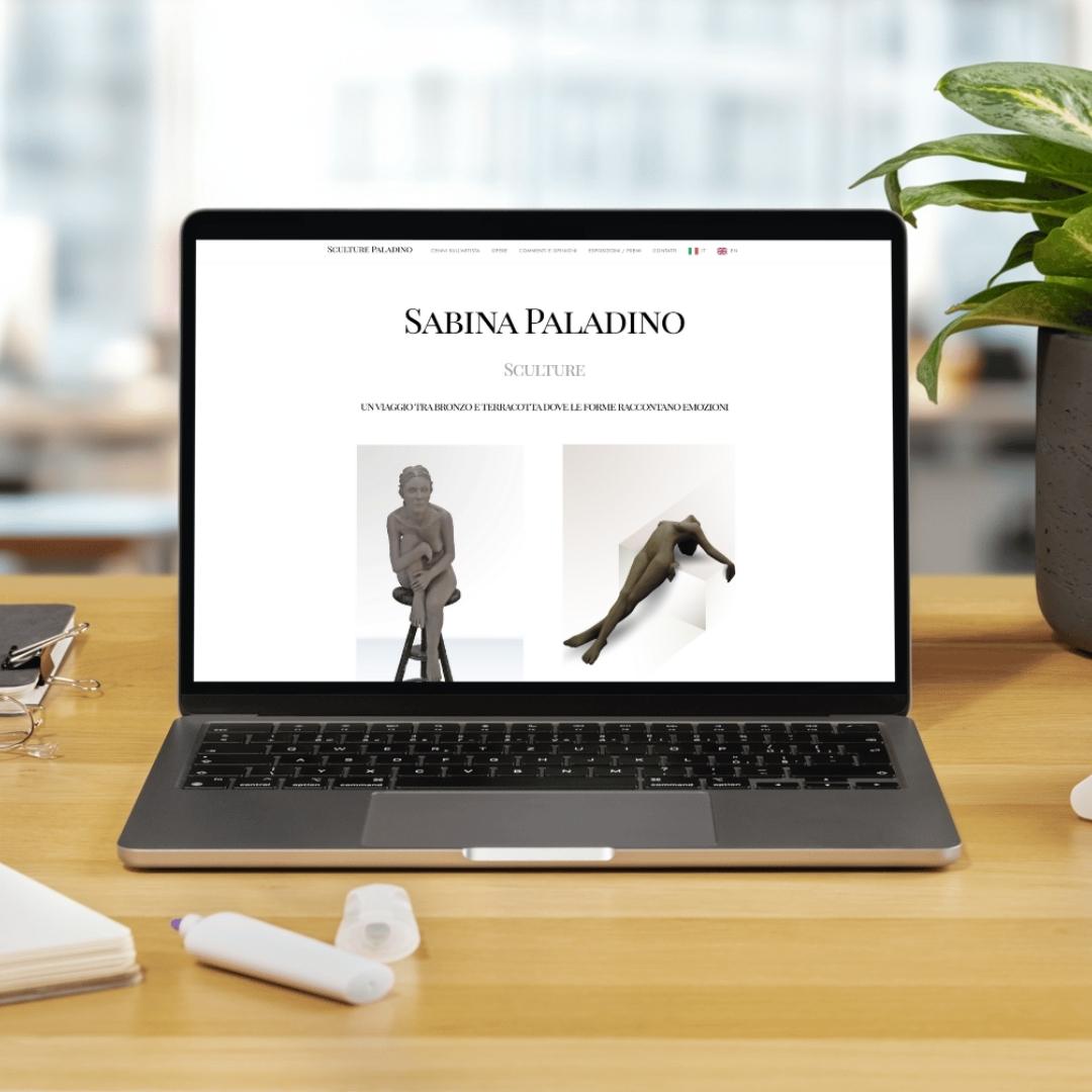 realizzazione sito web sculture paladino